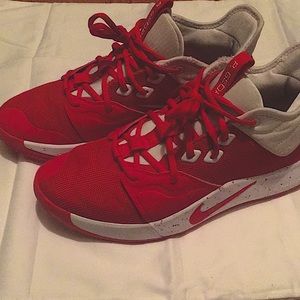 Paul George 3s red/white team color-way